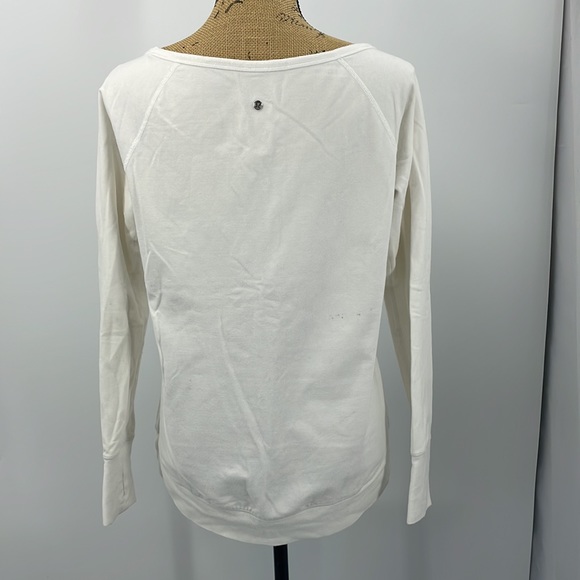Lululemon Athletica White Sweatshirt - Picture 6 of 8